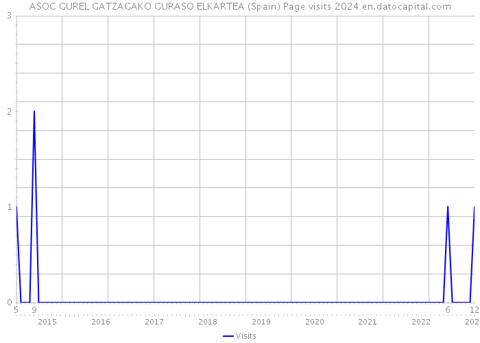 ASOC GUREL GATZAGAKO GURASO ELKARTEA (Spain) Page visits 2024 