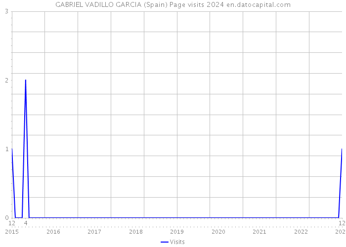 GABRIEL VADILLO GARCIA (Spain) Page visits 2024 