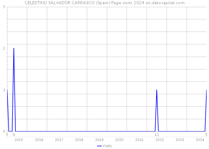 CELESTINO SALVADOR CARRASCO (Spain) Page visits 2024 