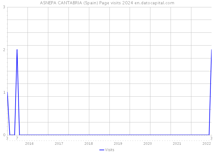 ASNEPA CANTABRIA (Spain) Page visits 2024 