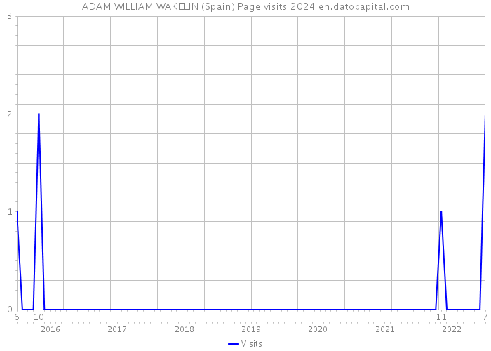 ADAM WILLIAM WAKELIN (Spain) Page visits 2024 