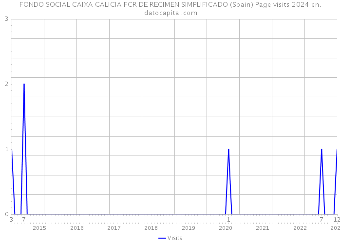 FONDO SOCIAL CAIXA GALICIA FCR DE REGIMEN SIMPLIFICADO (Spain) Page visits 2024 