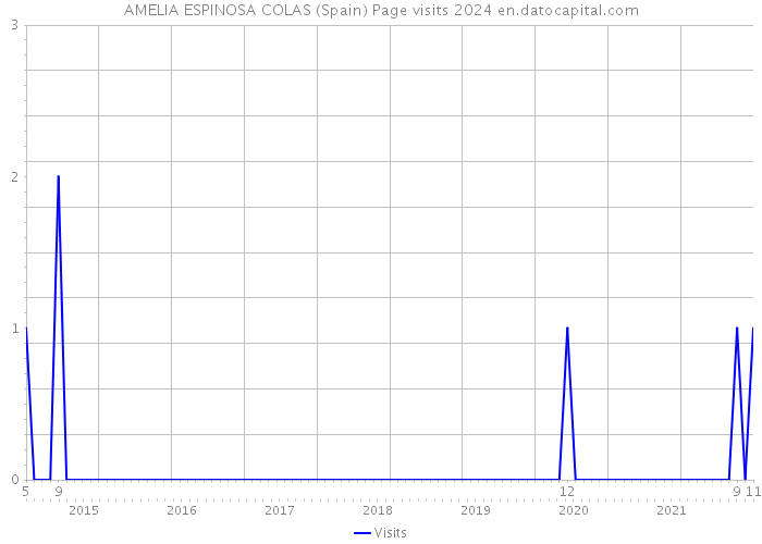 AMELIA ESPINOSA COLAS (Spain) Page visits 2024 