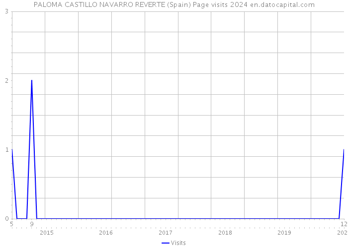 PALOMA CASTILLO NAVARRO REVERTE (Spain) Page visits 2024 