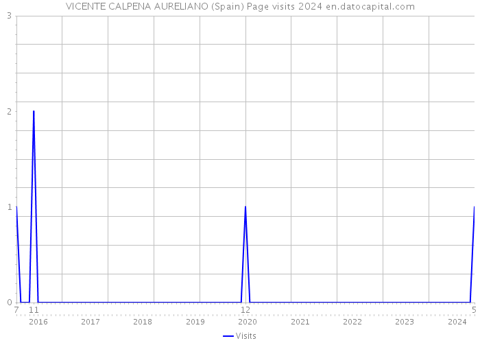 VICENTE CALPENA AURELIANO (Spain) Page visits 2024 