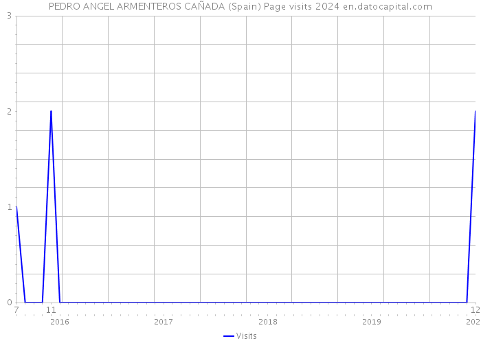 PEDRO ANGEL ARMENTEROS CAÑADA (Spain) Page visits 2024 