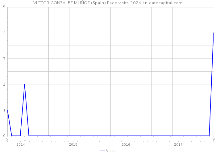 VICTOR GONZALEZ MUÑOZ (Spain) Page visits 2024 