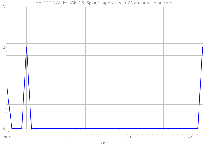 DAVID GONZALEZ PABLOS (Spain) Page visits 2024 