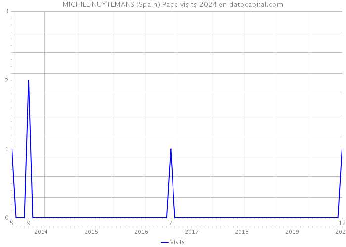 MICHIEL NUYTEMANS (Spain) Page visits 2024 