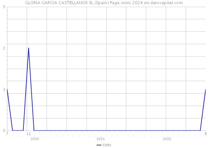 GLORIA GARCIA CASTELLANOS SL (Spain) Page visits 2024 