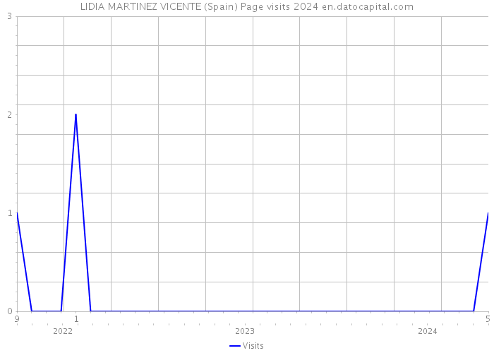 LIDIA MARTINEZ VICENTE (Spain) Page visits 2024 