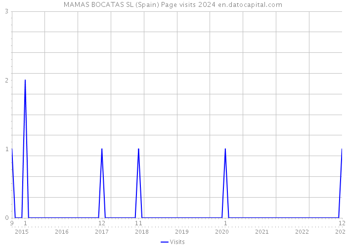 MAMAS BOCATAS SL (Spain) Page visits 2024 