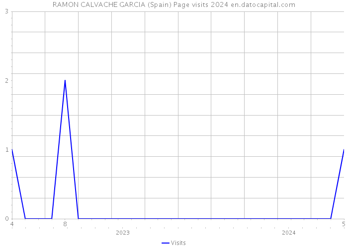 RAMON CALVACHE GARCIA (Spain) Page visits 2024 