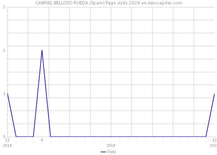 GABRIEL BELLOSO RUEDA (Spain) Page visits 2024 