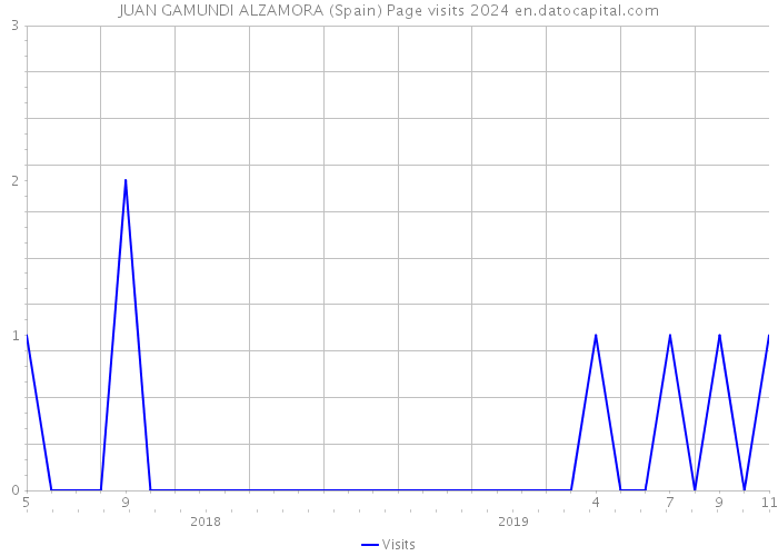 JUAN GAMUNDI ALZAMORA (Spain) Page visits 2024 