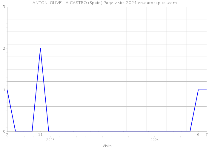 ANTONI OLIVELLA CASTRO (Spain) Page visits 2024 