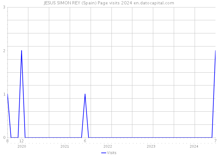 JESUS SIMON REY (Spain) Page visits 2024 