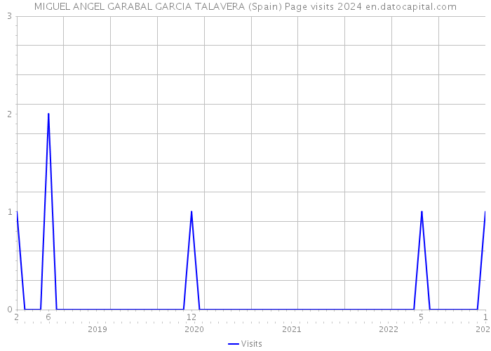 MIGUEL ANGEL GARABAL GARCIA TALAVERA (Spain) Page visits 2024 