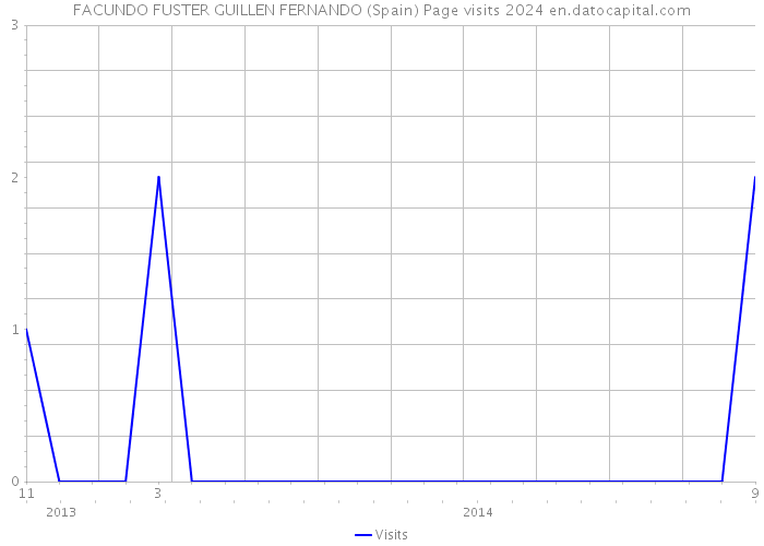 FACUNDO FUSTER GUILLEN FERNANDO (Spain) Page visits 2024 