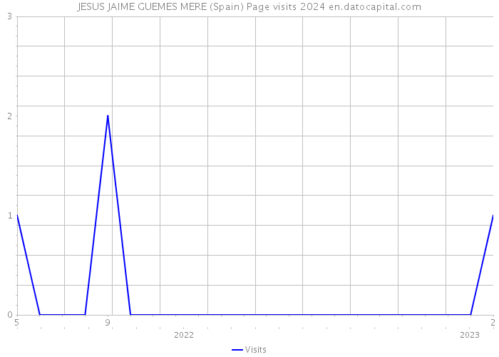 JESUS JAIME GUEMES MERE (Spain) Page visits 2024 