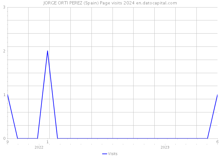 JORGE ORTI PEREZ (Spain) Page visits 2024 