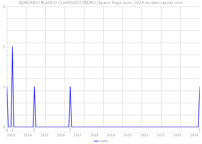 EDMUNDO BLANCO GUARDADO PEDRO (Spain) Page visits 2024 