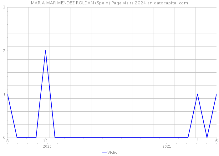 MARIA MAR MENDEZ ROLDAN (Spain) Page visits 2024 