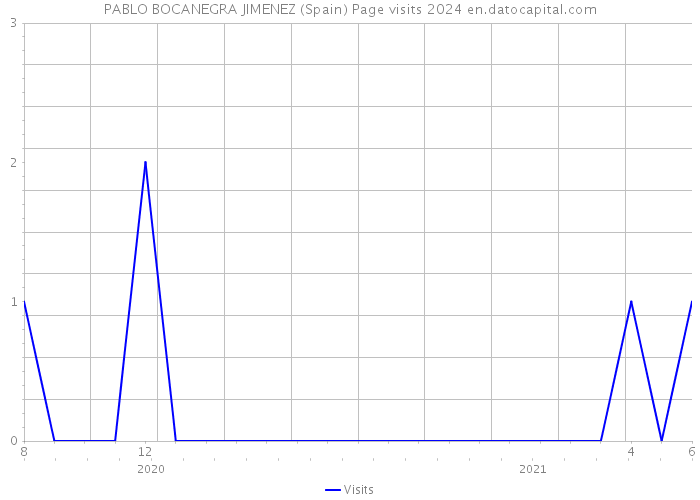 PABLO BOCANEGRA JIMENEZ (Spain) Page visits 2024 