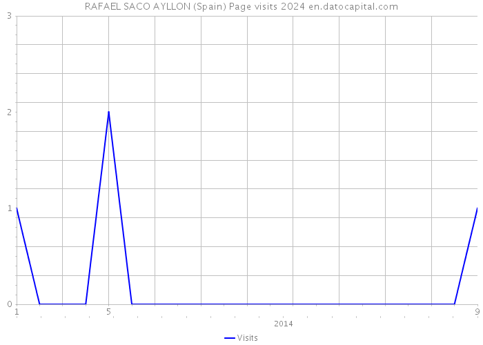 RAFAEL SACO AYLLON (Spain) Page visits 2024 