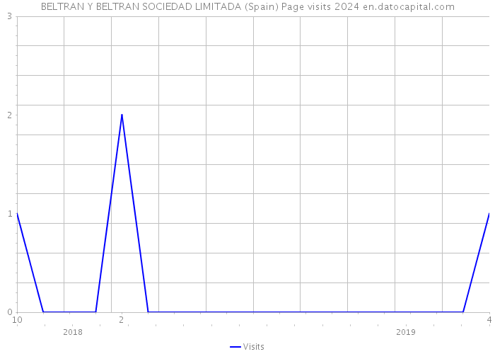 BELTRAN Y BELTRAN SOCIEDAD LIMITADA (Spain) Page visits 2024 