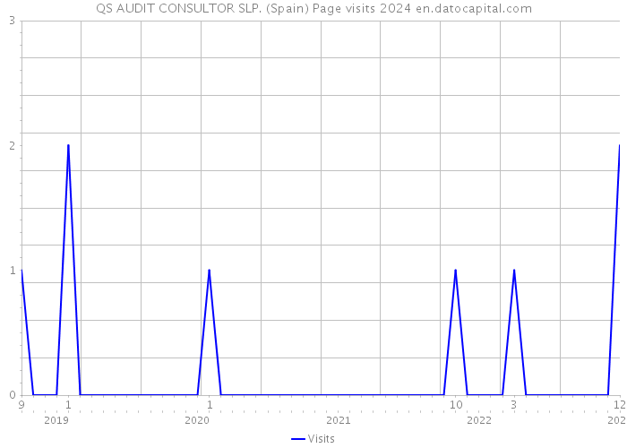 QS AUDIT CONSULTOR SLP. (Spain) Page visits 2024 