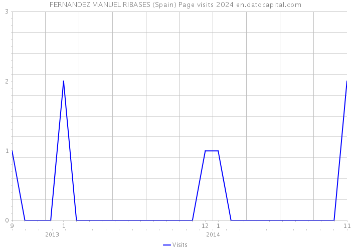 FERNANDEZ MANUEL RIBASES (Spain) Page visits 2024 