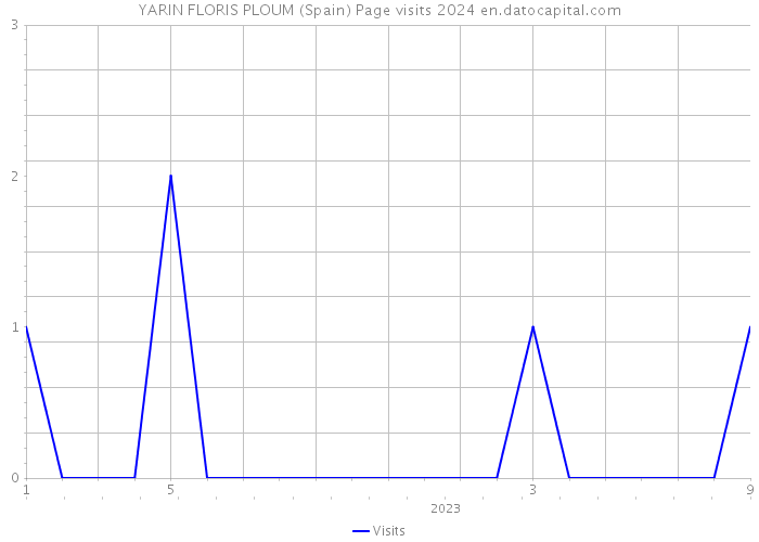 YARIN FLORIS PLOUM (Spain) Page visits 2024 