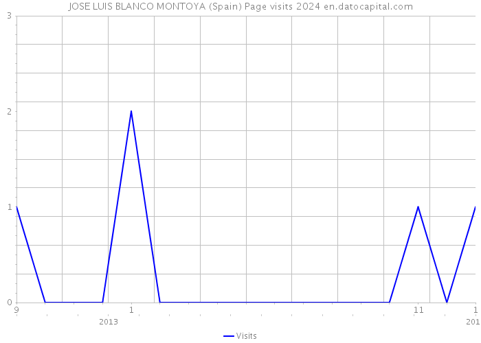 JOSE LUIS BLANCO MONTOYA (Spain) Page visits 2024 