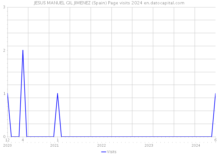 JESUS MANUEL GIL JIMENEZ (Spain) Page visits 2024 