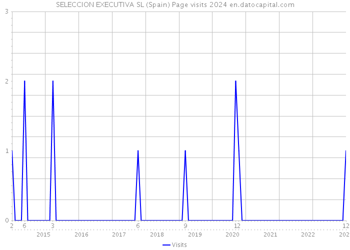 SELECCION EXECUTIVA SL (Spain) Page visits 2024 