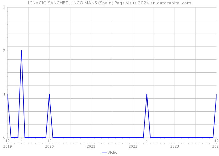 IGNACIO SANCHEZ JUNCO MANS (Spain) Page visits 2024 