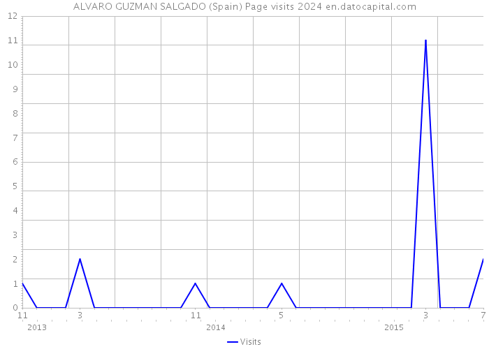 ALVARO GUZMAN SALGADO (Spain) Page visits 2024 