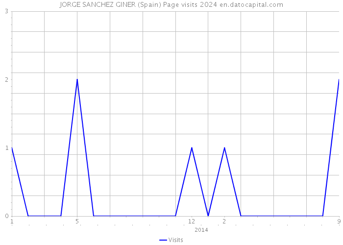 JORGE SANCHEZ GINER (Spain) Page visits 2024 