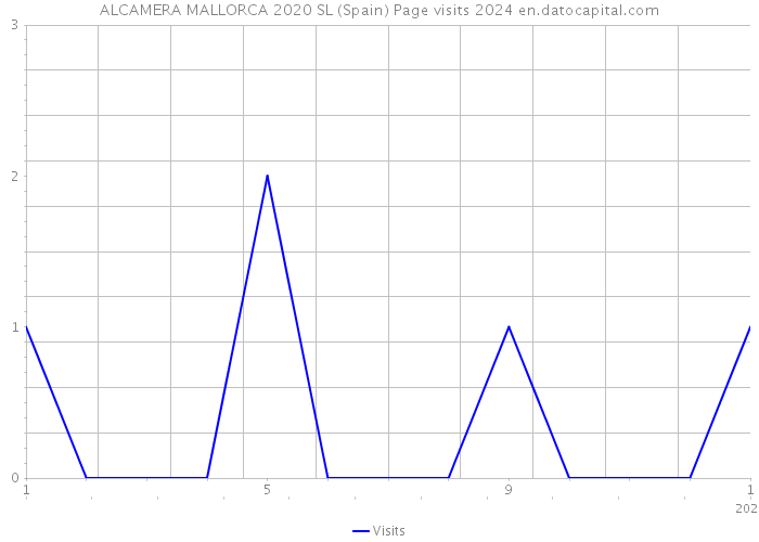 ALCAMERA MALLORCA 2020 SL (Spain) Page visits 2024 