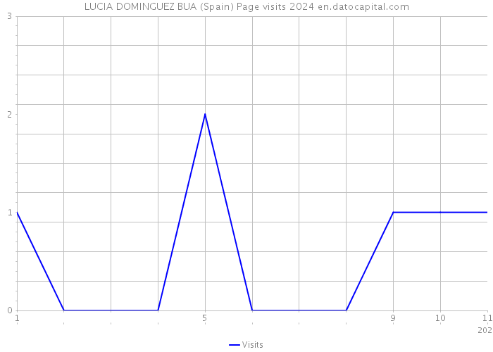 LUCIA DOMINGUEZ BUA (Spain) Page visits 2024 