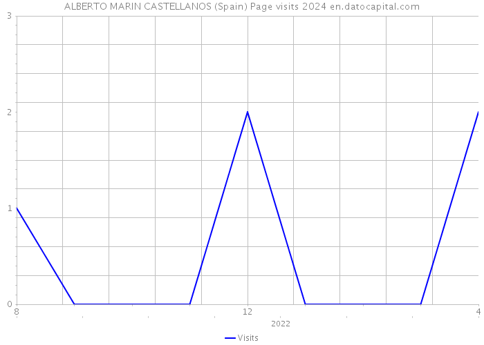 ALBERTO MARIN CASTELLANOS (Spain) Page visits 2024 