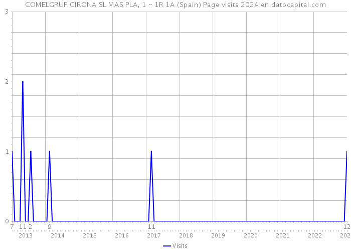 COMELGRUP GIRONA SL MAS PLA, 1 - 1R 1A (Spain) Page visits 2024 