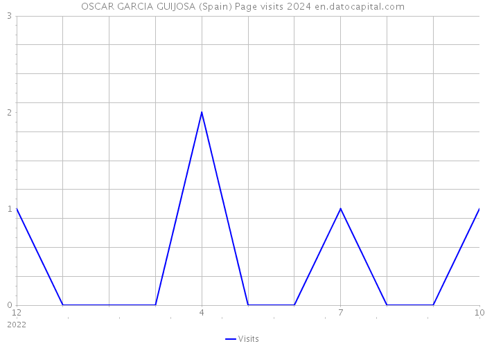 OSCAR GARCIA GUIJOSA (Spain) Page visits 2024 