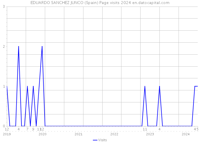 EDUARDO SANCHEZ JUNCO (Spain) Page visits 2024 