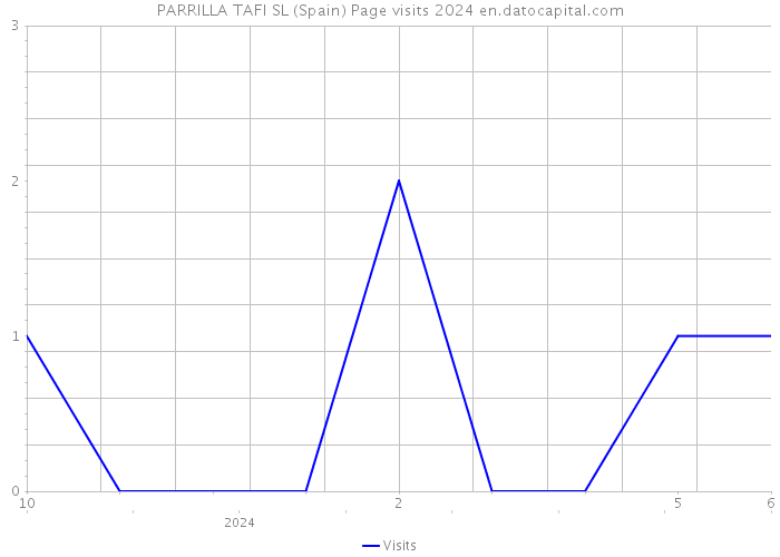 PARRILLA TAFI SL (Spain) Page visits 2024 