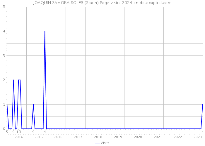 JOAQUIN ZAMORA SOLER (Spain) Page visits 2024 