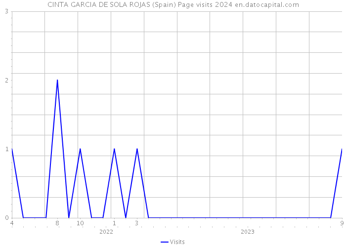 CINTA GARCIA DE SOLA ROJAS (Spain) Page visits 2024 