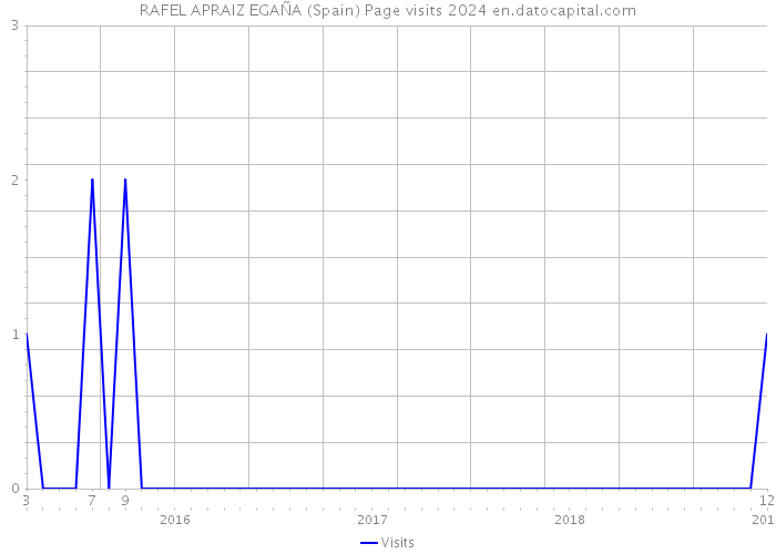 RAFEL APRAIZ EGAÑA (Spain) Page visits 2024 