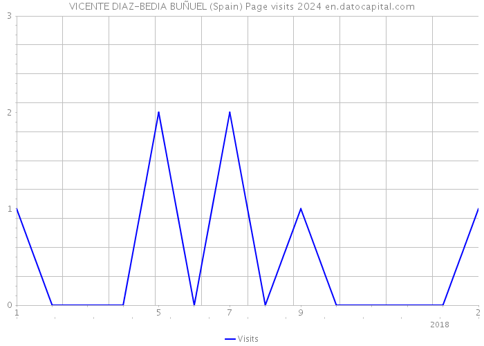 VICENTE DIAZ-BEDIA BUÑUEL (Spain) Page visits 2024 